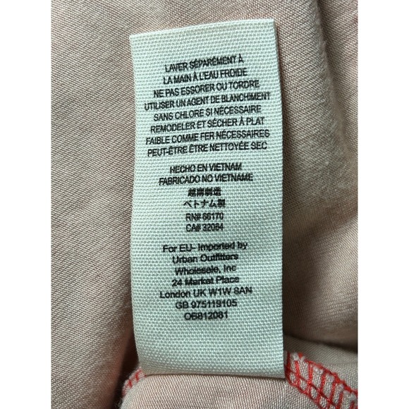 Free People Oceanside Red Crochet Strapless Mini Dress Wrap Small Boho Festival - Picture 6 of 7